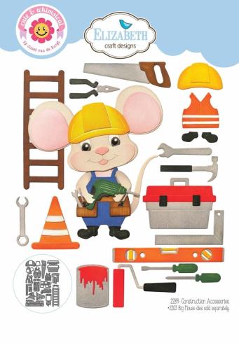 Elizabeth Craft Designs - Stanzschalone "Construction Accessories" Dies