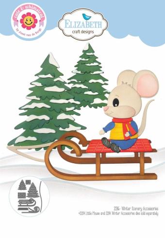 Elizabeth Craft Designs - Stanzschalone "Winter Scenery Accessories" Dies