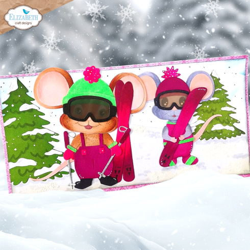 Elizabeth Craft Designs - Stanzschalone "Winter Scenery Accessories" Dies