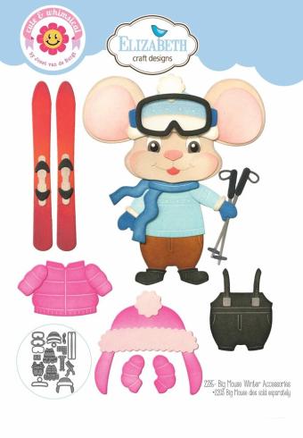 Elizabeth Craft Designs - Stanzschalone "Big Mouse Winter Accessories" Dies