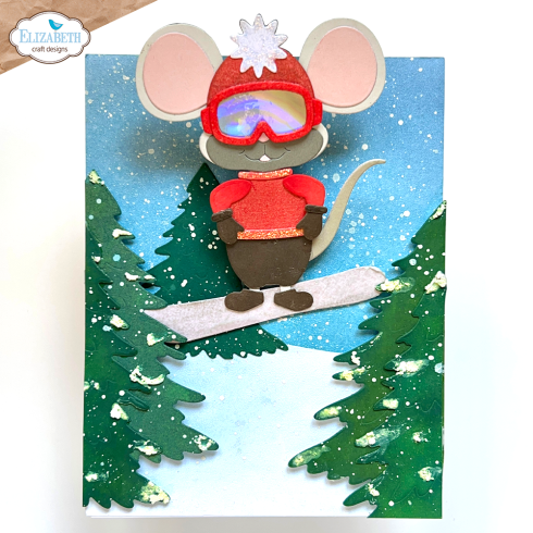 Elizabeth Craft Designs - Stanzschalone "Little Mouse Winter Accessories" Dies
