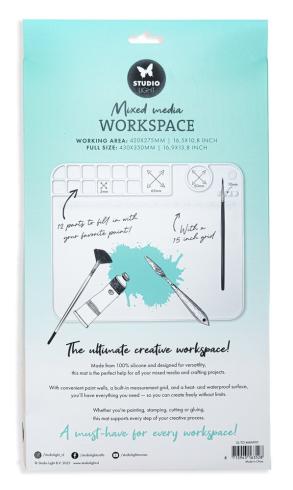 Studio Light - Malpalette mit Arbeitsfläche "Mixed Media Workspace"