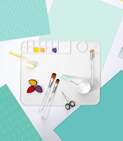 Studio Light - Malpalette mit Arbeitsfläche "Mixed Media Workspace"