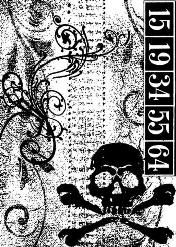 Stampers Anonymous - Gummistempel "Skull" Cling Stamp Design by Tim Holtz