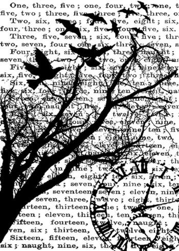 Stampers Anonymous - Gummistempel "Time" Cling Stamp Design by Tim Holtz