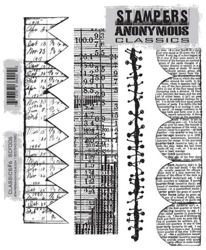 Stampers Anonymous - Gummistempel "Classics #6" Cling Stamp Design by Tim Holtz