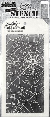 Stampers Anonymous - Schablone "Shatter" Layering Stencil Design by Tim Holtz