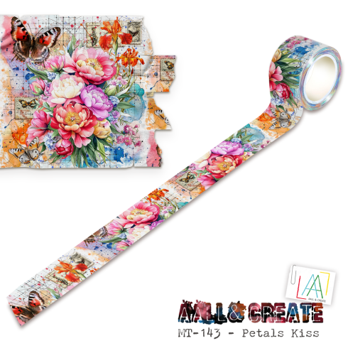 AALL and Create "Petals Kiss" Washi Tape 25 mm