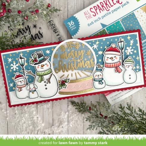 Lawn Fawn - Stempelset "Big Messages Christmas" Clear Stamp