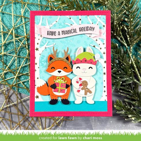 Lawn Fawn - Stanzschablone "Build-A-Critter Christmas Accessories" Dies