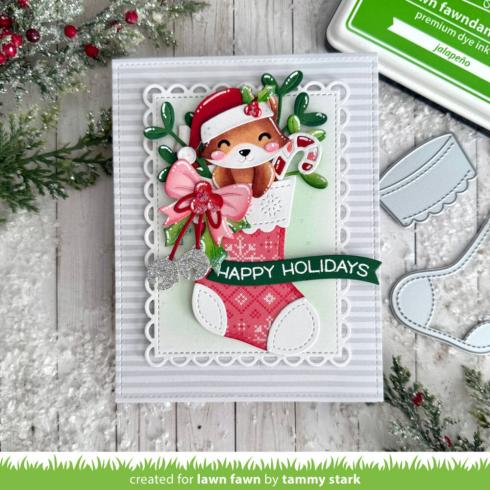Lawn Fawn - Stanzschablone "Build-A-Critter Christmas Accessories" Dies