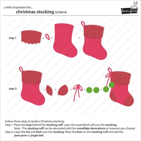 Lawn Fawn - Stanzschablone "Christmas Stocking" Dies