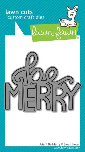 Lawn Fawn - Stanzschablone "Giant Be Merry" Dies