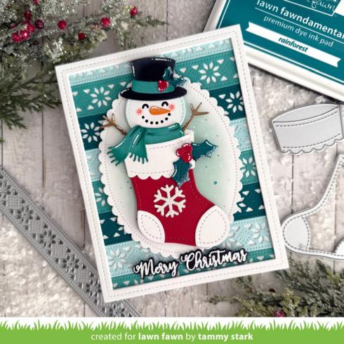 Lawn Fawn - Stanzschablone "Nordic Snowflake Border" Dies