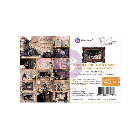 Prima Marketing - Designpapier "Bewitched" Paper Pack - Journaling Cards 4x6 Inch - 45 Bogen