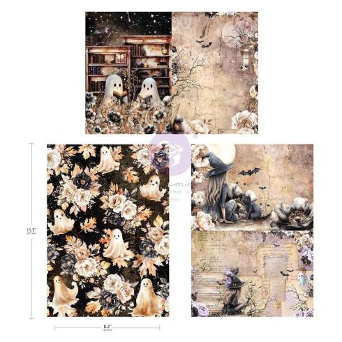 Prima Marketing - Decoupage Sheets A4 "Bewitched" 3 Bogen