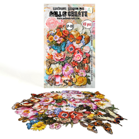 AALL and Create - Stanzteile "Sunblush Garden " Ephemera Die-Cuts