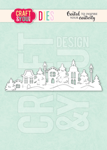 Craft & You Design - Stanzschablone "Village Border" Dies