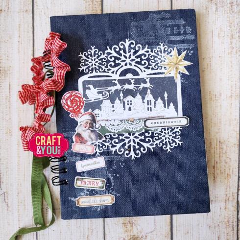 Craft & You Design - Stanzschablone "Santa Claus with a Sleigh" Dies