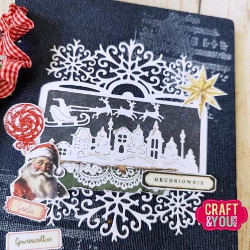 Craft & You Design - Stanzschablone "Santa Claus with a Sleigh" Dies