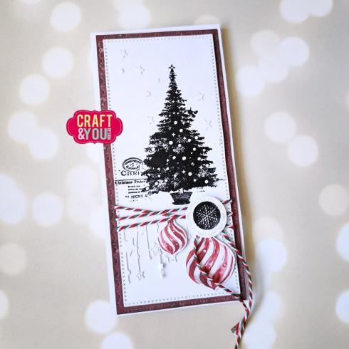 Craft & You Design - Stempelset "Christmas Tree" Clear Stamps