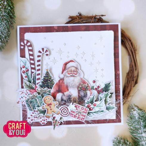 Craft & You Design - Designpapier "Christmas Time" Paper Pad 12x12 Inch - 12 Bogen
