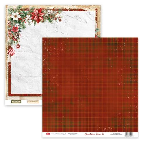 Craft & You Design - Designpapier "Christmas Time" Paper Pad 12x12 Inch - 12 Bogen