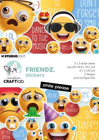 Creative Craft Lab - Aufkleber "Smile Please" Friendz Stickers