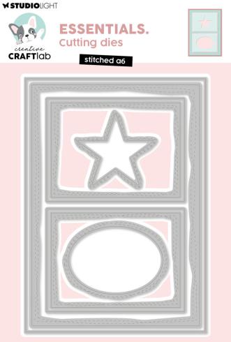 Creative Craft Lab - Studio Light - Stanzschablone "Stitched" Dies