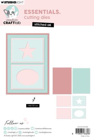 Creative Craft Lab - Studio Light - Stanzschablone "Stitched" Dies