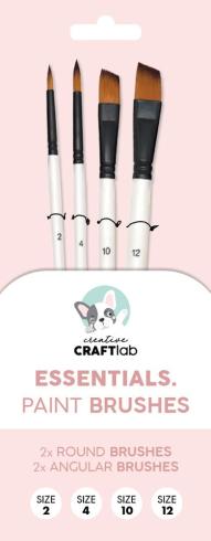 Creative Craft Lab - Pinsel "Paint Brushes ( #2,#4,10#,#12 )" 4 Stk.