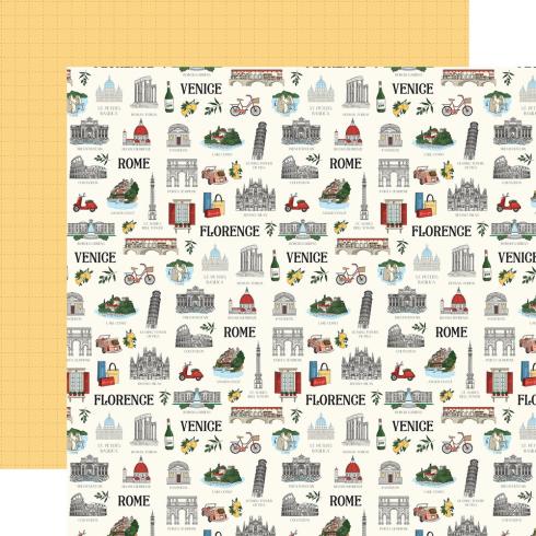 Carta Bella - Designpapier "Italy" Collection Kit 12x12 Inch - 12 Bogen  