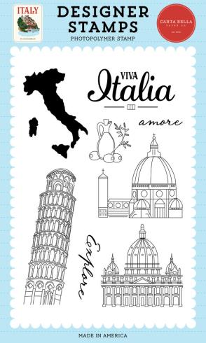 Carta Bella - Stempelset "Viva Italia" Clear Stamps