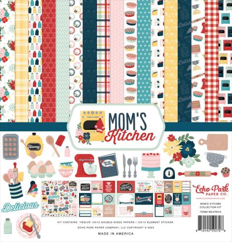 Echo Park - Designpapier "Mom's Kitchen" Collection Kit 12x12 Inch - 12 Bogen