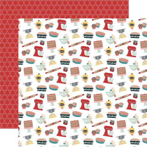 Echo Park - Designpapier "Mom's Kitchen" Collection Kit 12x12 Inch - 12 Bogen