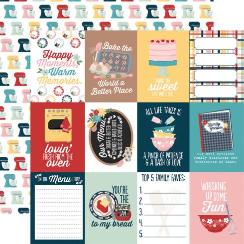 Echo Park - Designpapier "Mom's Kitchen" Collection Kit 12x12 Inch - 12 Bogen