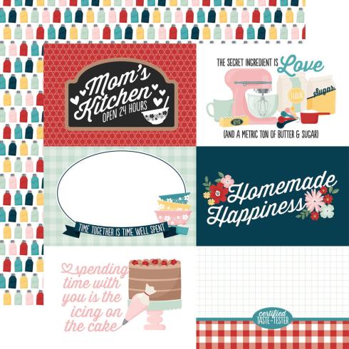 Echo Park - Designpapier "Mom's Kitchen" Collection Kit 12x12 Inch - 12 Bogen