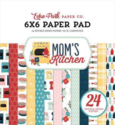 Echo Park - Designpapier "Mom's Kitchen" Paper Pack 6x6 Inch - 24 Bogen