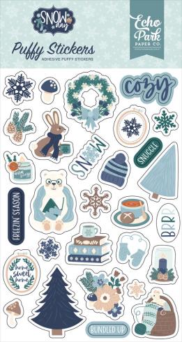 Echo Park - Aufkleber "Snow Day" Stickers