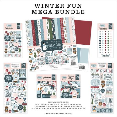 Echo Park - Komplettpaket "Winter Fun" Mega Bundle