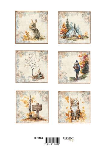 Reprint - Stanzteile "Birthday" Cutouts A4 - 8 Bogen