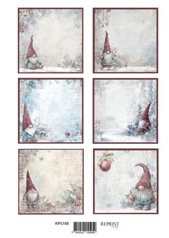 Reprint - Stanzteile "Christmas" Cutouts A4 - 8 Bogen
