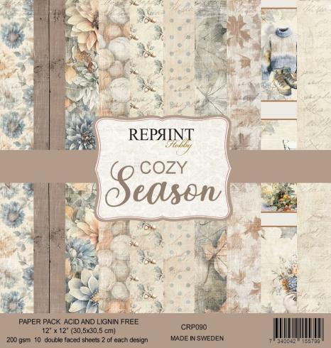Reprint - Designpapier "Cozy Season" Paper Pack 12x12 Inch - 10 Bogen