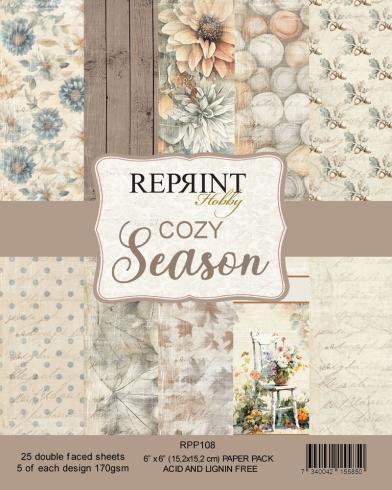 Reprint - Designpapier "Cozy Season" Paper Pack 6x6 Inch - 25 Bogen