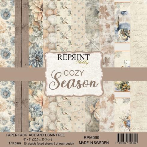 Reprint - Designpapier "Cozy Season" Paper Pack 8x8 Inch - 15 Bogen