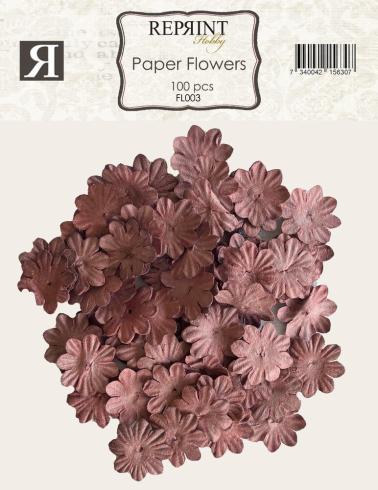 Reprint - Papier Blumen "Burgundy" Paper Flowers