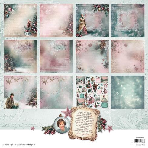 Studio Light - Designpapier "Christmas Blush" Designer Paper Pack 12x12 Inch - 12 Bogen