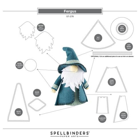 Spellbinders - Stanzschablone "Fergus" Dies
