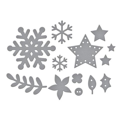 Spellbinders - Stanzschablone "Winter & Christmas Embellishments" Dies