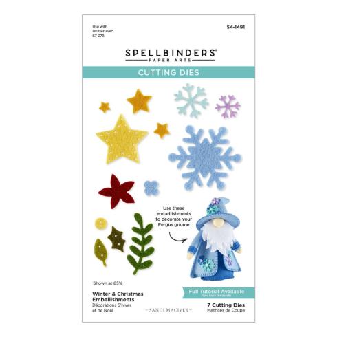Spellbinders - Stanzschablone "Winter & Christmas Embellishments" Dies